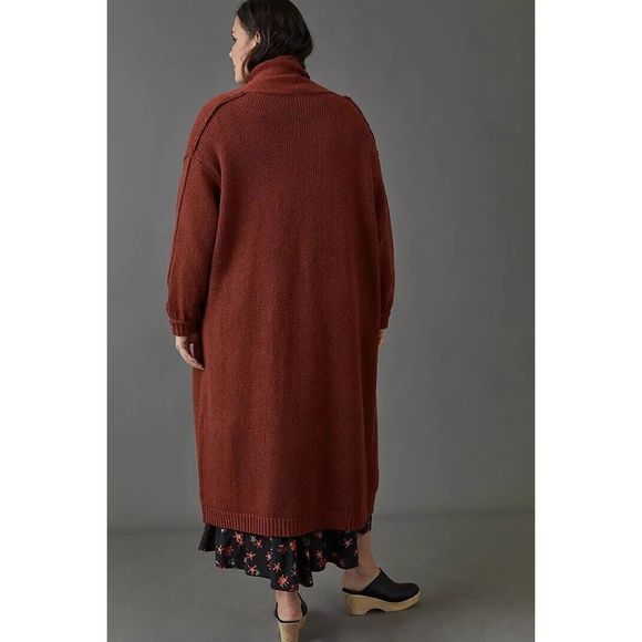 Anthropologie Leo & Viola Isla Marled Cardigan Size 2X. B24 - Picture 7 of 12